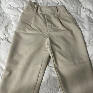 Zara Womens Trouser Cream pamts